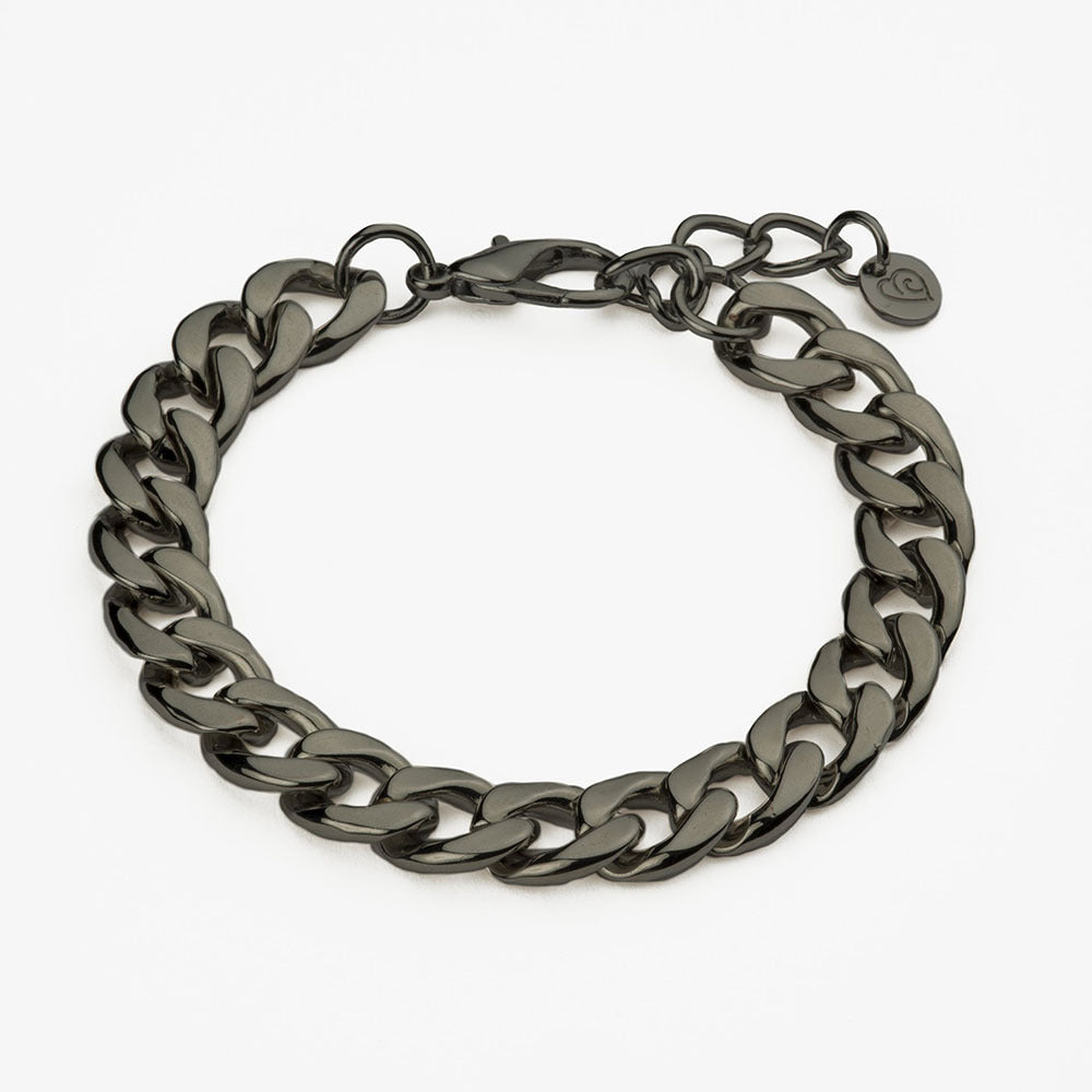 Bracciale In Catena Di Metallo Con Chiusura Regolabile