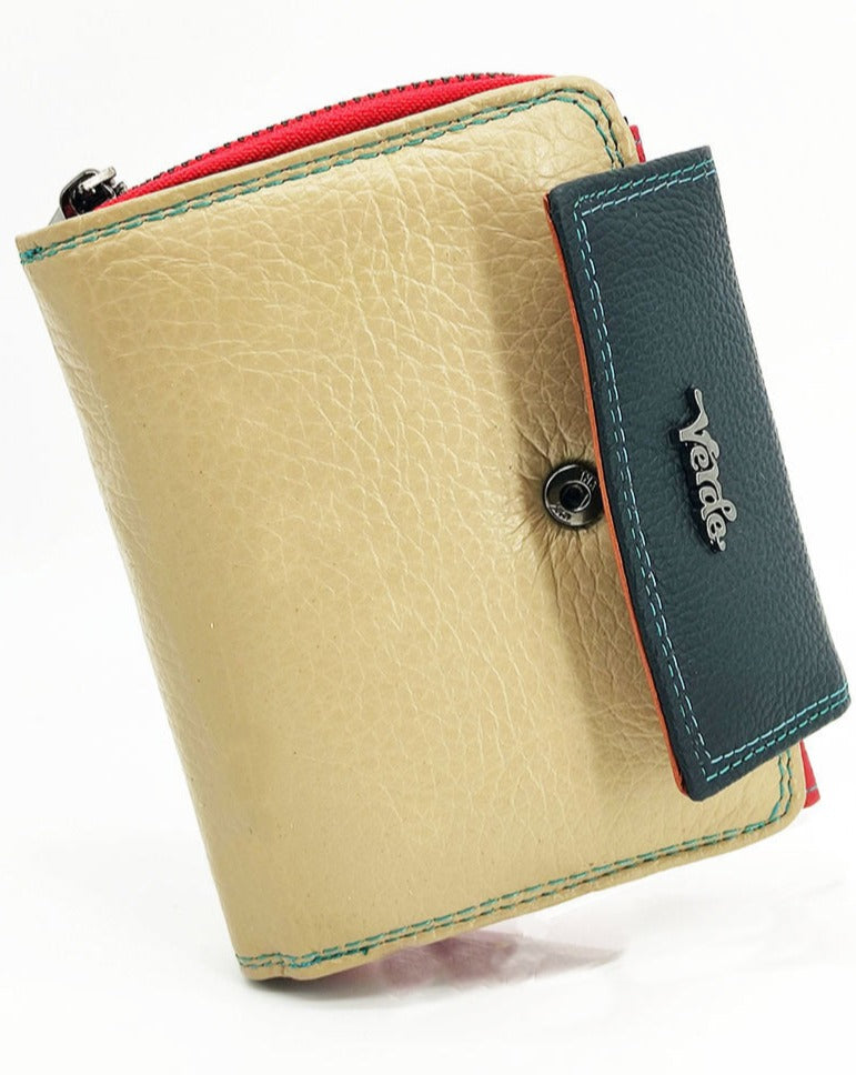 Women's wallet with external coin purse