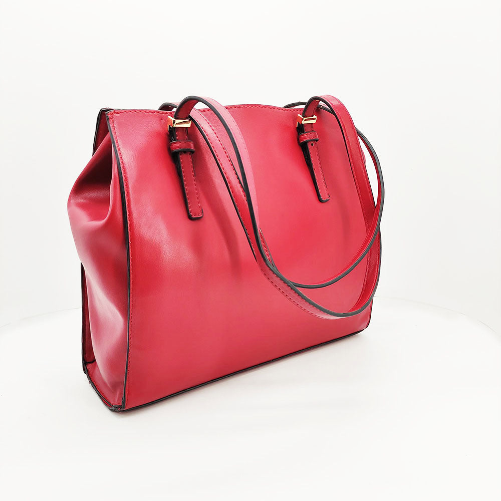 Red semi-rigid bag