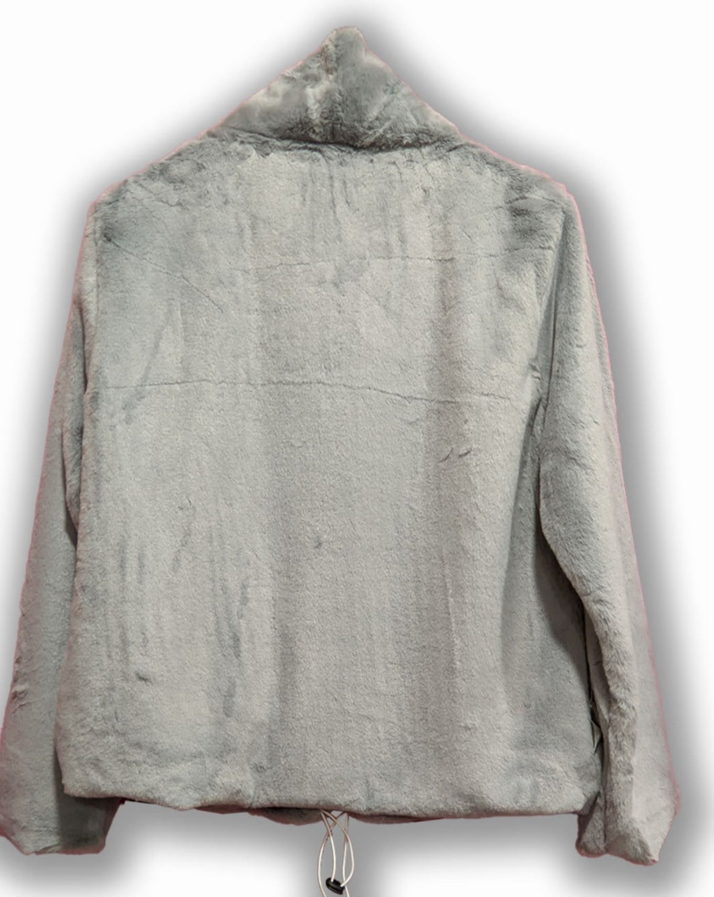 Giacca Ecopelliccia Colore Grigio - Melachic Abbigliamento Accessori