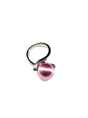 Anello Perla rosa